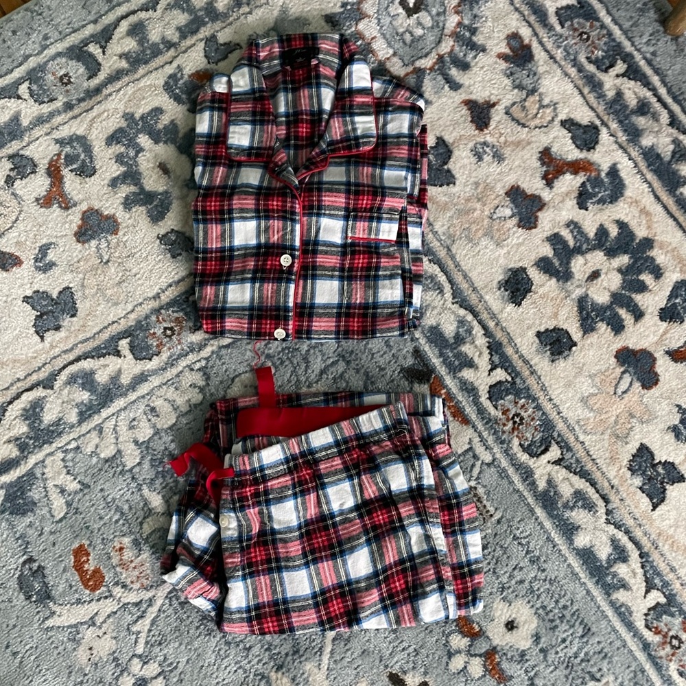 J Crew pajama set 100% cotton size large